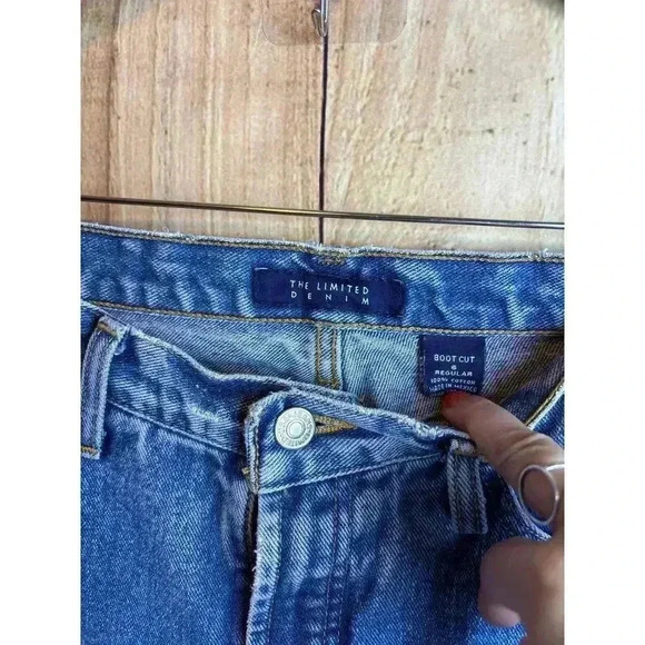 The Limited Denim Bootcut Jeans 100% Cotton Women's Size 6 - Picture 3 of 5